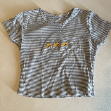 T-shirt John Galt con fiori