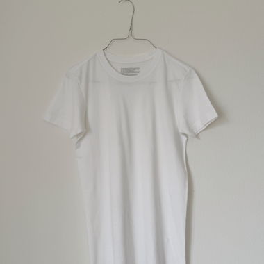 Muji – T-shirt basique en coton blanc, XS