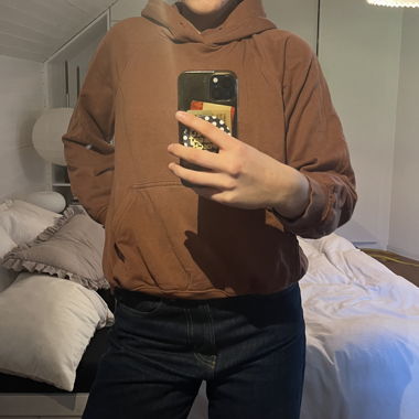 Brown Hoodie 