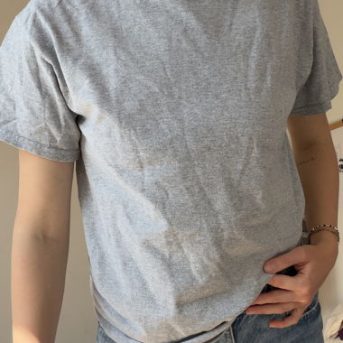 T-shirt ERROR grigio