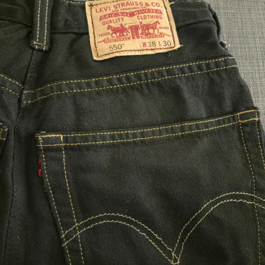 Jeans Levi's 550 noirs