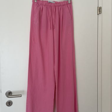 Pantalon ample rose