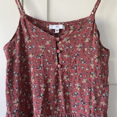 Pink Floral Dress