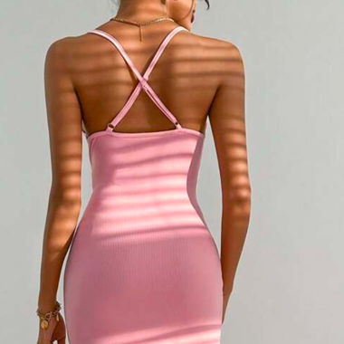 pinkes Cocktailkleid