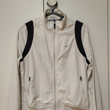 Giacca Nike bianca con cerniera M