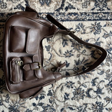 Sac bandoulière marron