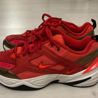 Nike M2K Tekno Rosso/Metallico Taglia UK 5 EU 38.5