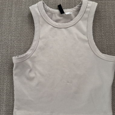 Graues basic tank top