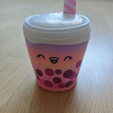 Süsse Becher-Etui rosa