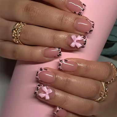 Press On Nails Leopard 