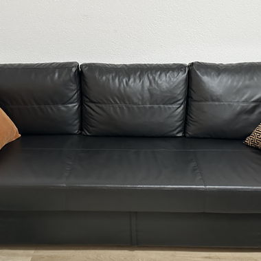 Black sofa bed IKEA