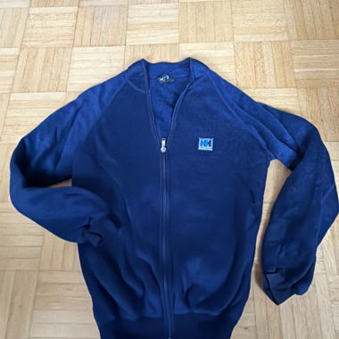 Dunkelblaue vintage Helly Hansen Fleecejacke