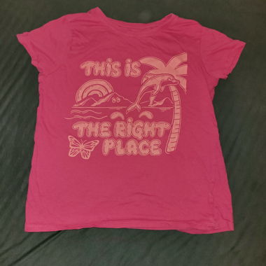 T-shirt rosa di Sinsay