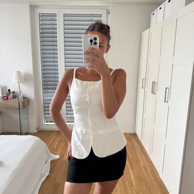 White Zara Vest