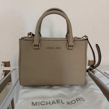 Sac bandoulière Michael Kors beige