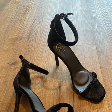 Velvet High Heels