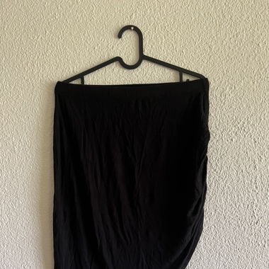 Asymmetrischer Rock Schwarz