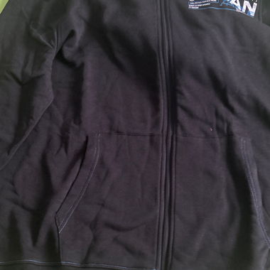 Sweat à capuche zippé Urban noir