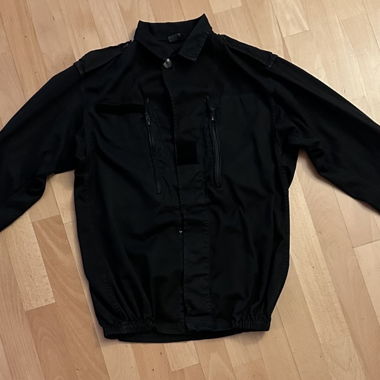 Black Jacket with Pyramid Print