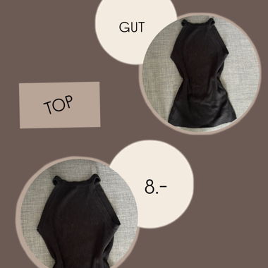 Schwarzes Top