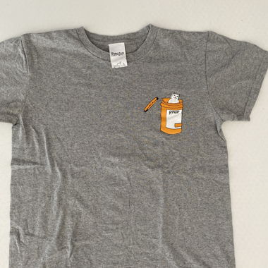 T-shirt RIPNDIP grigio