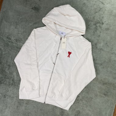 Zip Hoodie Ami Paris - L