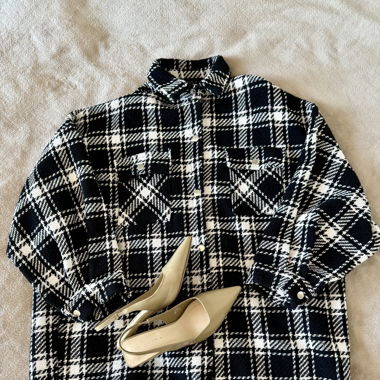 Cotton-Linen Batwing Jacket