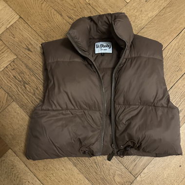 gilet marron