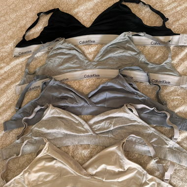 Set of 5 Nursing Bras