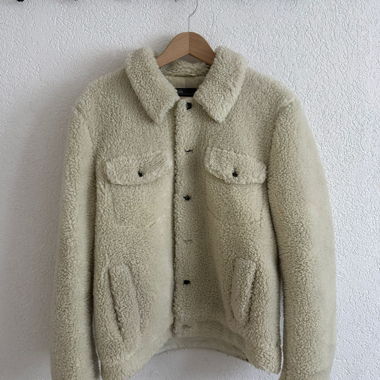 Giacca teddy beige