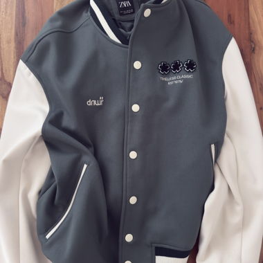 Zara College Jacket Panda L