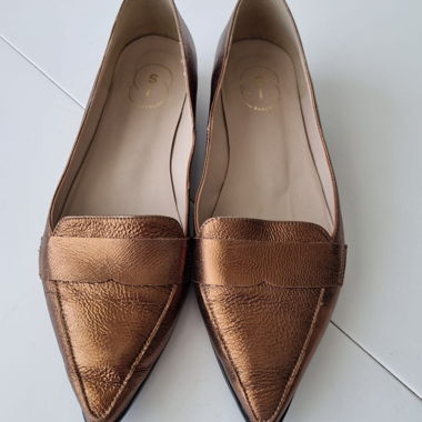Bronze Loafers Size 41