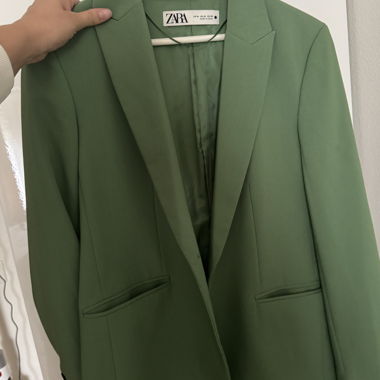 ZARA Green Blazer EU M