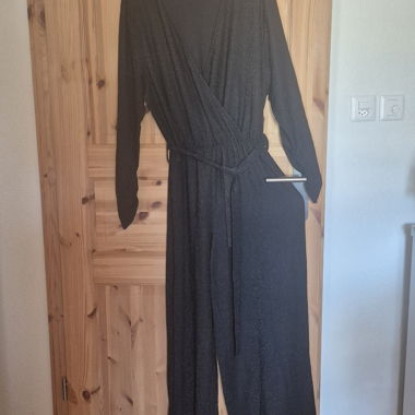 Black Sequin Jumpsuit