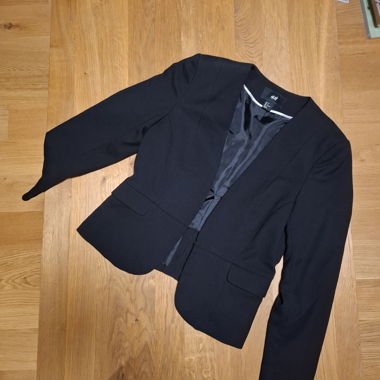 Blazer noir court