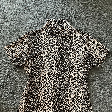 F&F Damen ShirtLeopardenmuster  Rollkragen Gr.Xl