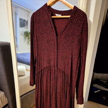 Mbym Kleid Bordeaux geblümt Gr.S 