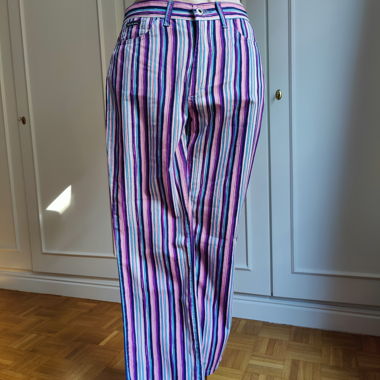 Pantaloni vintage D&G a righe colorate