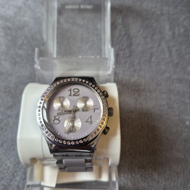 Montre Swatch chromée