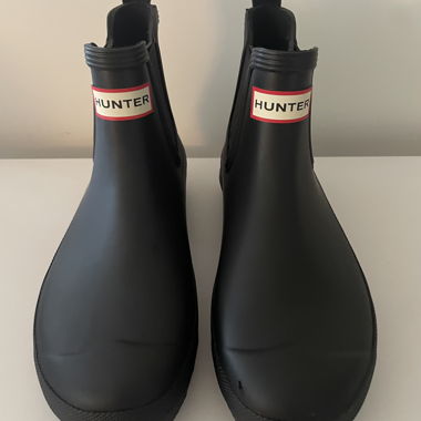 Hunter rubber Chelsea boots
