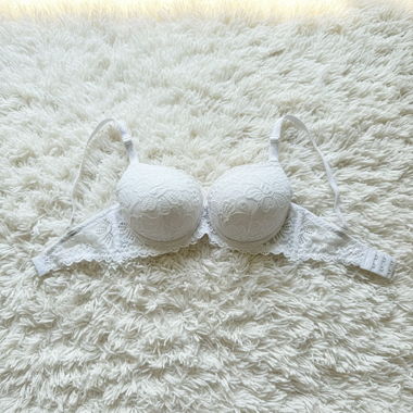 Soutien-gorge en dentelle blanc