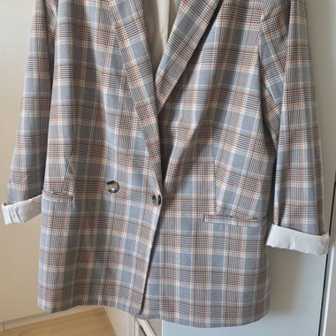 Checked Blazer H&M Size 48