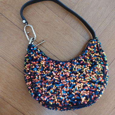Borsa Furla con paillettes multicolori