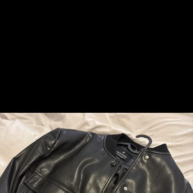 blouson en cuire court 