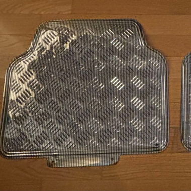 Tapis de sol auto universels - Look alu