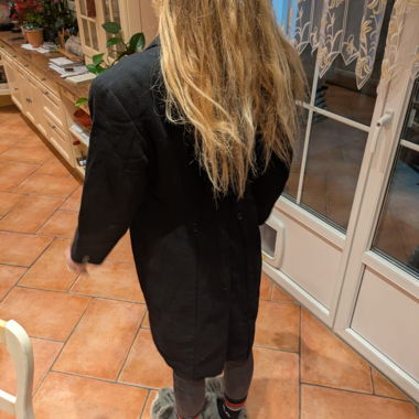 Blazer lungo nero