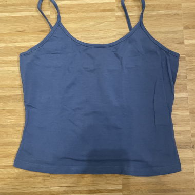 Blue camisole top
