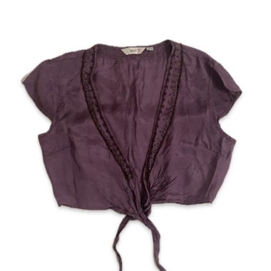 Lilac wrap top