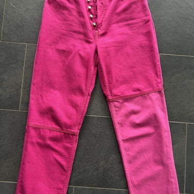 Ganni Pink Staight Leg Jeans