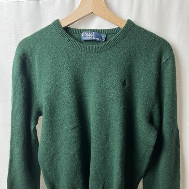 Pull Ralph Lauren vert foncé 